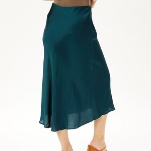 Matilda Jane Teal Midi Skirt NWT